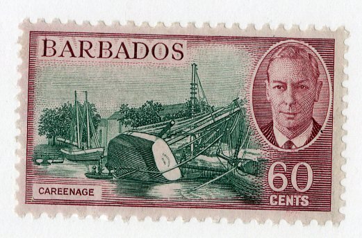 BARBADOS 225 MH SCV $14.00 BIN $6.00 SHIP