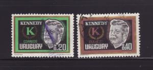 Uruguay 714-715 Set U President John F Kennedy (C)