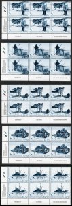 ROSS SG104-8 50th Ann Trans-Antarctic Expedition U/M Blocks of 6