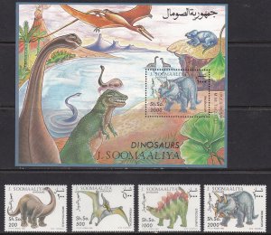 Somalia, Fauna, Dinosaurs MNH / 1993