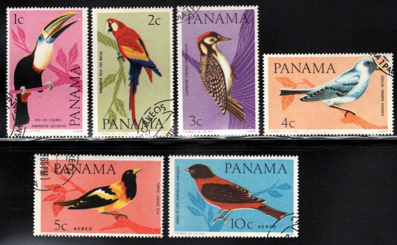 Panama # 462-62C, C337-38 ~ Cplt Set of 6 ~ Ucto, NH