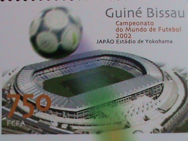 GUINEA BISSAU-2002-WORLD CUP SOCCER-  MNH S/S SHEET-VF WE SHIP TO WORLD WIDE