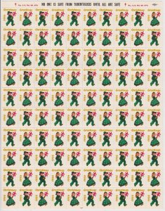 United States National Christmas Seal Sheets (1956) Pane of 100