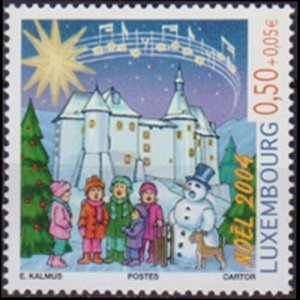 LUXEMBOURG 2004 - Scott# B440 Christmas Set of 1 NH