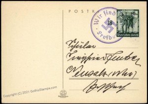 3rd Reich Germany Frieberg  Sudetenland Annexation Provisional Cover G67059