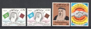 1972 QATAR, SG n. 386/89 - Independence - MNH**