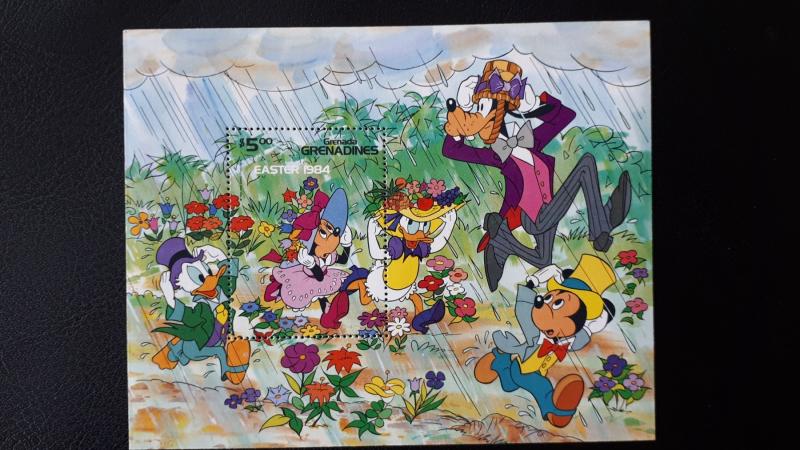 Disney - Grenada Grenadines 1984 - Easter ** MNH Block