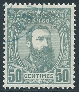 Belgian Congo, Sc #10, 50c Used