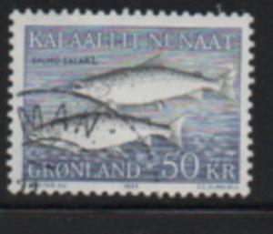 Greenland Sc 141 1983 50 kr fish stamp used