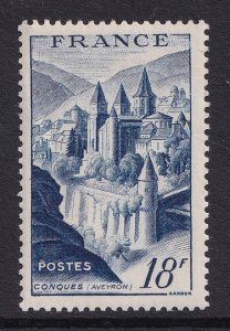 France #593  MNH 1948  Conques  18fr