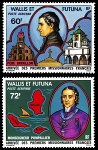 Wallis & Futuna Islands 1978 Scott #C80-C81 Mint Never Hinged