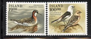 Iceland #671-2, Mint Hinge.