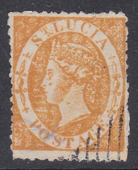 ST LUCIA  An old forgery of a classic stamp.................................D278