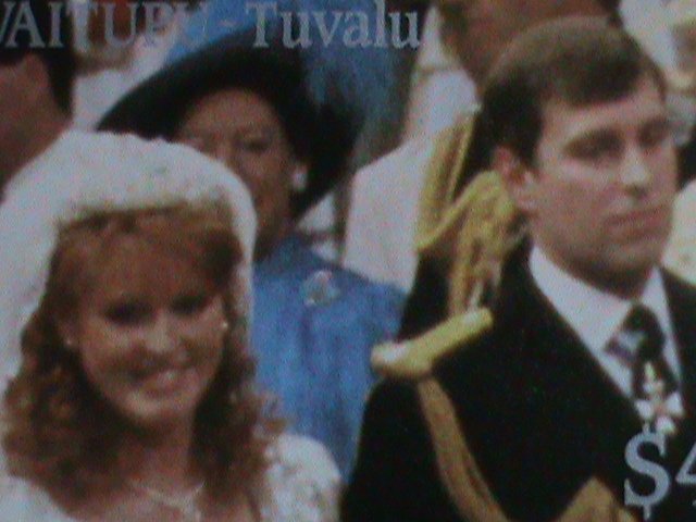 TUVA-STAMP:THE ROYAL WEDDING-THE DUKES & DUCHESS OF YORK-MINT STAMP