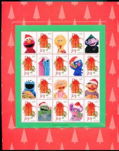 AUSTRALIA 2016 SESAME STREET  SET OF TWO PERSONALIZED SHEEETS MINT NH