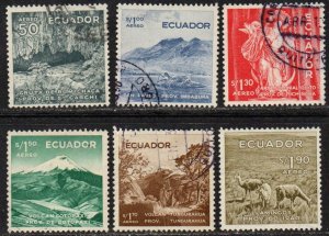 Ecuador Sc #C288-C293 Used
