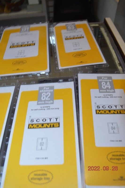 Large lot of Scott mounts -  used packages but Lots of mounts 
