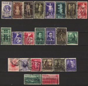 COLLECTION LOT # 5531 ITALY 23 STAMPS 1936+ CV+$20