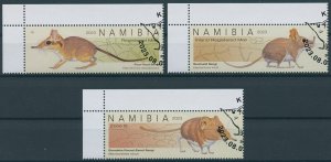 Namibia Stamps 2023 CTO Sengis of Namibia Shrews Mammals Fauna 3v Set