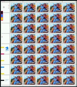 Oklahoma American Music Sheet of Forty 29 Cent Postage Stamps Scott 2722