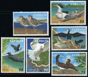 Vanuatu #697-702 Birds Ornithology Nature Postage Stamps 1997 Mint LH