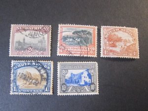 South Africa 1927 Sc 26a,27b,28a-29a FU