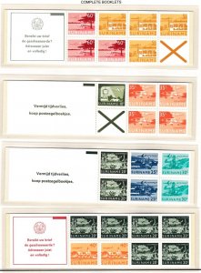 Suriname #C30/41, Pictorial  Definitives Booklets, Mint NH