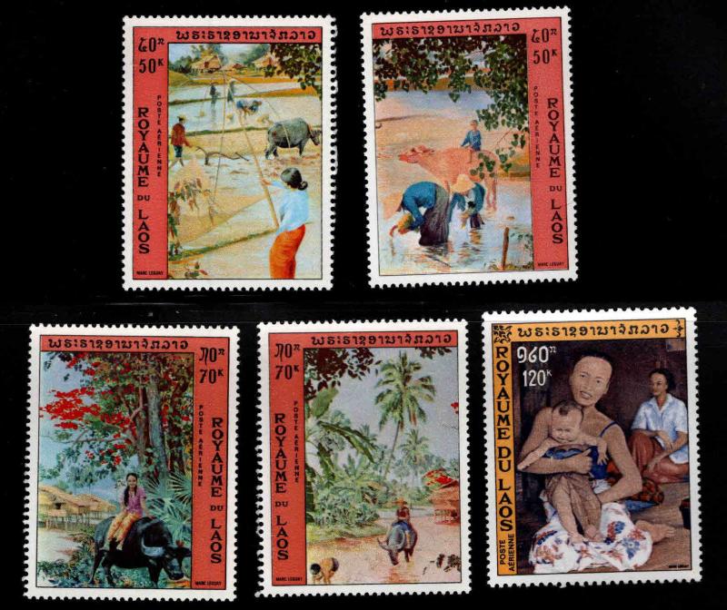 LAOS Scott C96-100 MNH** stamp set