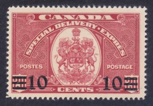 Canada E9 MNH OG 1939 10c on 20c Surcharged Special Delivery Stamp VF