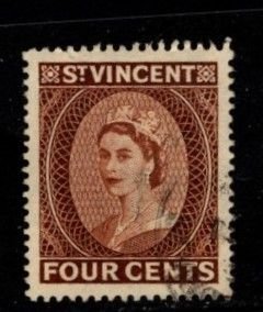 St. Vincent - #189 Queen Elizabeth II - Used