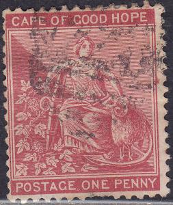 Cape of Good Hope 43 USED 1885 Hope & Symbols of Colony