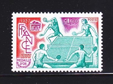 France 1558 Set MNH Sports,Table Tennis (B)
