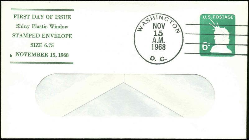 US FDC #U551 UPSS #3530a-48 Unknown Designer Cachet Washington, DC