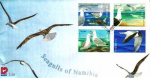 Namibia - 2006 Seagulls FDC SG 1020-1023