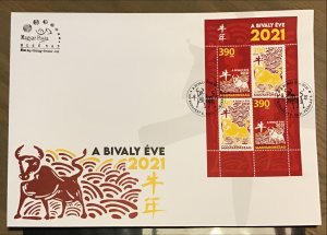 Hungary / Hongarije - Postfris/MNH - FDC Sheet Year of the Ox 2021