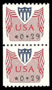 PCBstamps   US CVP31a Coil Pair 29c Shield, shiny gum, MNH, (9)