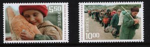 Norway 1367-1368 a MNH stamps World Refugee Day