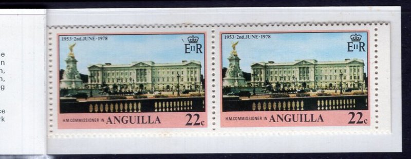 Anguilla (1978) #318 bklt with selvage MNH