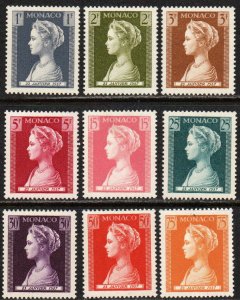 Monaco Sc #391-399 Mint Hinged