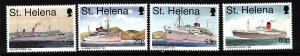 St. Helena-Scott#666-9-Unused NH set-Union Castle Mail Sh