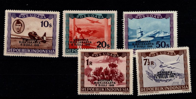 Indonesia #C37-C46 MNH Part Set Stamp - CAT VALUE $14.80