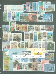 Finland/Aland Islands #1-74  Single (Complete Set)