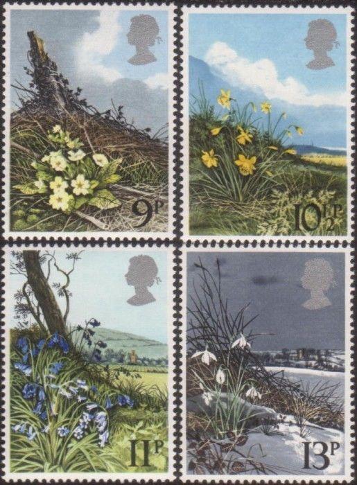 Great Britain 1979 SG1079 Spring Wild Flowers set MNH