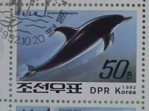 KOREA STAMP 1992  KOREA WALES. CTO- NOT HING  S/S SHEET