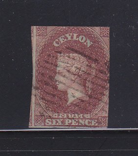 Ceylon 6A U Queen Victoria