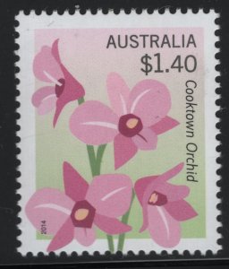 Australia 2014 MNH Sc 4057 $1.40 Cooktown Orchid