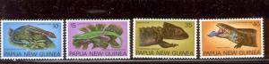 PAPUA NEW GUINEA 478-81 MNH SKINK SET OF 1978