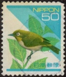 Japan 2158 - Used - 50y Japanese White-eye (1994) (cv $0.60) +