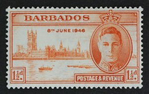 Barbados - general issue - Peace Issue - Scott#: 207 - 1.5p