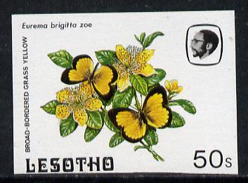 Lesotho 1984 Butterflies Broad-Bordered Grass Yellow 50s ...